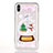 Ultra-thin Transparent Flowers Soft Case Cover T08 for Apple iPhone Xs