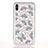 Ultra-thin Transparent Flowers Soft Case Cover T08 for Apple iPhone Xs Max