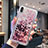 Ultra-thin Transparent Flowers Soft Case Cover T14 for Apple iPhone X