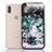 Ultra-thin Transparent Flowers Soft Case Cover Z02 for Apple iPhone Xs