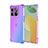 Ultra-thin Transparent Gel Gradient Soft Case Cover for OnePlus 10T 5G Purple