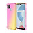 Ultra-thin Transparent Gel Gradient Soft Case Cover for Realme C25Y