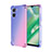 Ultra-thin Transparent Gel Gradient Soft Case Cover for Realme C33 (2023)