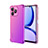 Ultra-thin Transparent Gel Gradient Soft Case Cover for Realme C51 Hot Pink