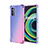 Ultra-thin Transparent Gel Gradient Soft Case Cover for Realme GT 5G