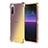 Ultra-thin Transparent Gel Gradient Soft Case Cover for Sony Xperia 10 III Lite Gold