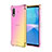 Ultra-thin Transparent Gel Gradient Soft Case Cover for Sony Xperia Ace II SO-41B Yellow