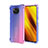 Ultra-thin Transparent Gel Gradient Soft Case Cover for Xiaomi Poco X3 Blue