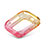 Ultra-thin Transparent Gel Gradient Soft Case Cover G01 for Apple iWatch 5 40mm Pink