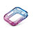 Ultra-thin Transparent Gel Gradient Soft Case Cover G01 for Apple iWatch 5 44mm Blue