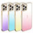 Ultra-thin Transparent Gel Gradient Soft Case Cover S01 for Apple iPhone 14