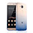 Ultra-thin Transparent Gel Gradient Soft Case for Huawei G8 Blue