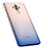 Ultra-thin Transparent Gel Gradient Soft Case for Huawei Mate 9 Blue