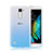 Ultra-thin Transparent Gel Gradient Soft Case for LG K10 Blue