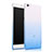 Ultra-thin Transparent Gel Gradient Soft Case for Xiaomi Mi Note Blue