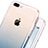 Ultra-thin Transparent Gel Gradient Soft Case G01 for Apple iPhone 7 Plus Blue