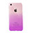 Ultra-thin Transparent Gel Gradient Soft Case G01 for Apple iPhone 7 Purple