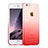 Ultra-thin Transparent Gel Gradient Soft Case Z01 for Apple iPhone 6S Plus Red