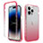 Ultra-thin Transparent Gel Gradient Soft Matte Finish Front and Back Case 360 Degrees Cover for Apple iPhone 15 Pro