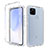 Ultra-thin Transparent Gel Gradient Soft Matte Finish Front and Back Case 360 Degrees Cover for Google Pixel 5 XL 5G