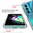 Ultra-thin Transparent Gel Gradient Soft Matte Finish Front and Back Case 360 Degrees Cover for Motorola Moto Edge 20 5G