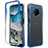 Ultra-thin Transparent Gel Gradient Soft Matte Finish Front and Back Case 360 Degrees Cover for Nokia X100 5G Blue