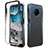 Ultra-thin Transparent Gel Gradient Soft Matte Finish Front and Back Case 360 Degrees Cover for Nokia X100 5G Dark Gray