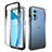 Ultra-thin Transparent Gel Gradient Soft Matte Finish Front and Back Case 360 Degrees Cover for OnePlus 9 5G