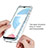 Ultra-thin Transparent Gel Gradient Soft Matte Finish Front and Back Case 360 Degrees Cover for Realme C21Y