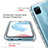 Ultra-thin Transparent Gel Gradient Soft Matte Finish Front and Back Case 360 Degrees Cover for Realme C21Y