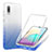 Ultra-thin Transparent Gel Gradient Soft Matte Finish Front and Back Case 360 Degrees Cover for Samsung Galaxy A02