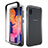 Ultra-thin Transparent Gel Gradient Soft Matte Finish Front and Back Case 360 Degrees Cover for Samsung Galaxy A10e Dark Gray