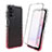 Ultra-thin Transparent Gel Gradient Soft Matte Finish Front and Back Case 360 Degrees Cover for Samsung Galaxy A13 4G Red