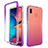 Ultra-thin Transparent Gel Gradient Soft Matte Finish Front and Back Case 360 Degrees Cover for Samsung Galaxy A20