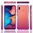 Ultra-thin Transparent Gel Gradient Soft Matte Finish Front and Back Case 360 Degrees Cover for Samsung Galaxy A30