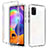 Ultra-thin Transparent Gel Gradient Soft Matte Finish Front and Back Case 360 Degrees Cover for Samsung Galaxy A31