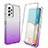 Ultra-thin Transparent Gel Gradient Soft Matte Finish Front and Back Case 360 Degrees Cover for Samsung Galaxy A53 5G Purple