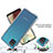 Ultra-thin Transparent Gel Gradient Soft Matte Finish Front and Back Case 360 Degrees Cover for Samsung Galaxy F12