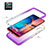 Ultra-thin Transparent Gel Gradient Soft Matte Finish Front and Back Case 360 Degrees Cover for Samsung Galaxy M10S