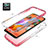 Ultra-thin Transparent Gel Gradient Soft Matte Finish Front and Back Case 360 Degrees Cover for Samsung Galaxy M11