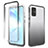 Ultra-thin Transparent Gel Gradient Soft Matte Finish Front and Back Case 360 Degrees Cover for Samsung Galaxy S20 Plus Dark Gray