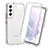 Ultra-thin Transparent Gel Gradient Soft Matte Finish Front and Back Case 360 Degrees Cover for Samsung Galaxy S22 5G Clear