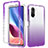 Ultra-thin Transparent Gel Gradient Soft Matte Finish Front and Back Case 360 Degrees Cover for Xiaomi Mi 11i 5G Purple