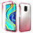 Ultra-thin Transparent Gel Gradient Soft Matte Finish Front and Back Case 360 Degrees Cover for Xiaomi Poco M2 Pro Red