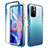 Ultra-thin Transparent Gel Gradient Soft Matte Finish Front and Back Case 360 Degrees Cover for Xiaomi Redmi Note 11 5G