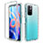 Ultra-thin Transparent Gel Gradient Soft Matte Finish Front and Back Case 360 Degrees Cover for Xiaomi Redmi Note 11 5G