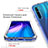 Ultra-thin Transparent Gel Gradient Soft Matte Finish Front and Back Case 360 Degrees Cover for Xiaomi Redmi Note 8 (2021)