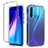 Ultra-thin Transparent Gel Gradient Soft Matte Finish Front and Back Case 360 Degrees Cover for Xiaomi Redmi Note 8 (2021)