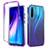 Ultra-thin Transparent Gel Gradient Soft Matte Finish Front and Back Case 360 Degrees Cover for Xiaomi Redmi Note 8 (2021)