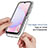 Ultra-thin Transparent Gel Gradient Soft Matte Finish Front and Back Case 360 Degrees Cover JX1 for Samsung Galaxy A13 4G